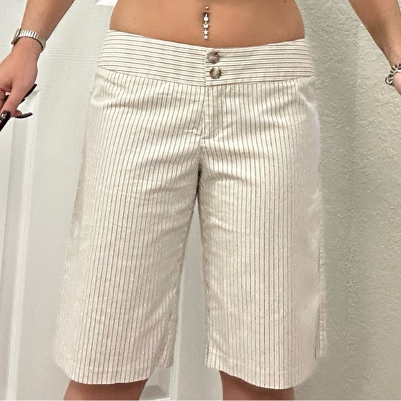 Y2k Pinstripe Shorts - Picture 8 of 10